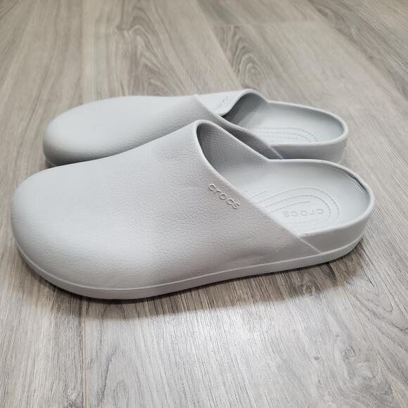 Crocs Shoes Mens Size 11 Gray Slip-On Comfort Clogs Work Nurse Chef Lightweight main image 6